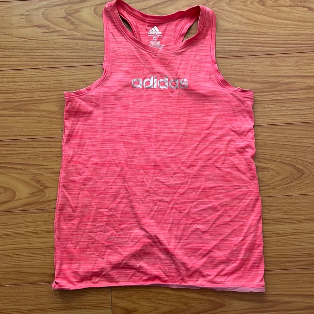 Coral Adidas Tank